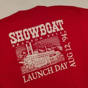VTG Silver Dollar City Showboat Branson Belle Launch Day 8/12/94 T-Shirt Mens XL